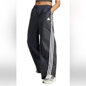 ADIDAS ORIGINALS 3-Stripes Wide Leg Track Pants Black Size XS NWT